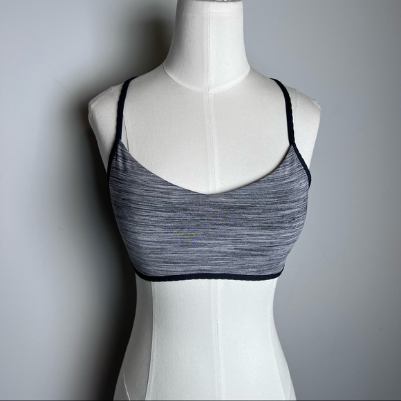 Lululemon-Hot Spell Bra-Space Dye Camo-Seal Grey Deep Coal/Deep Coal-Size 8 - Picture 11 of 16